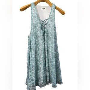 Show Me Your MuMu Rancho Mirage Tunic in Turquoise Green size L EUC